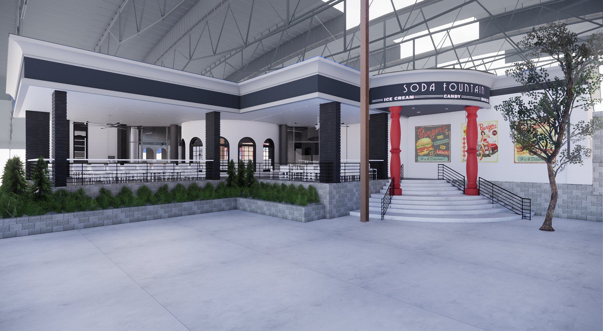 Renderings of the St. Louis Aquarium